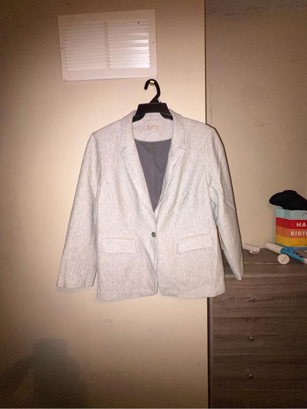 LOFT Light Gray Women's Tailored Blazer